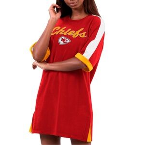 Kansas City Chiefs G-III 4Her by Carl Banks Women's Flag Sneaker Dress M